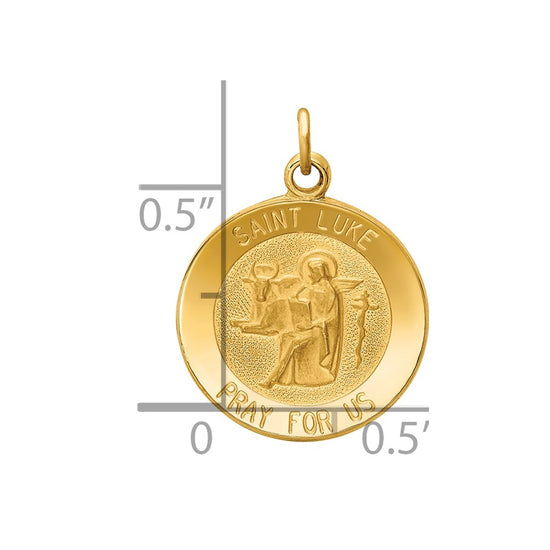 Gold St. Luke Pendants