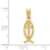Gold Ichthus Pendants