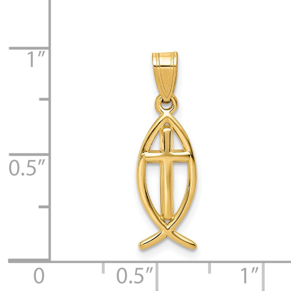 Gold Ichthus Pendants