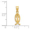 Gold Ichthus Pendants