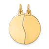 Gold Mizpah Pendants