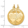 Gold Mizpah Pendants