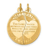 Gold Mizpah Pendants