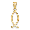 Gold Ichthus Pendants