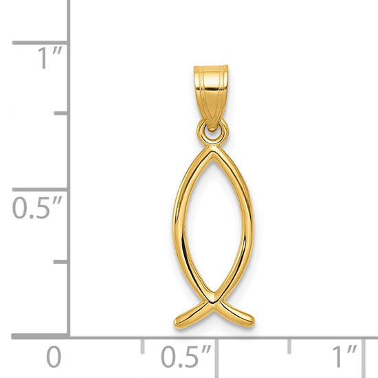 Gold Ichthus Pendants