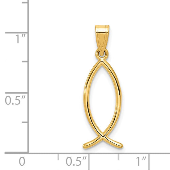 Gold Ichthus Pendants