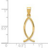 Gold Ichthus Pendants