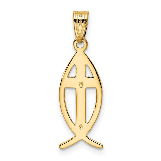 Gold Ichthus Pendants