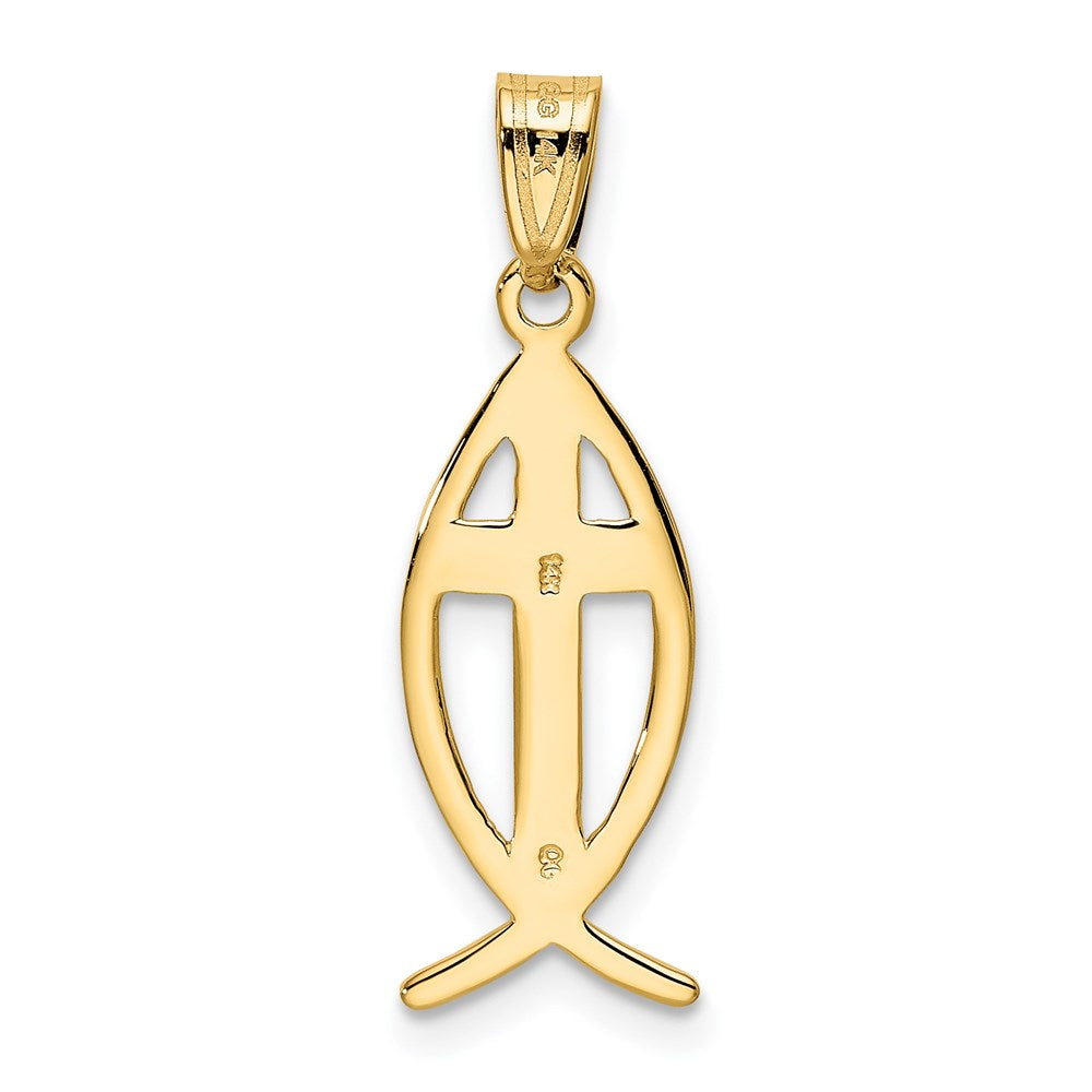 Gold Ichthus Pendants