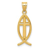 Gold Ichthus Pendants