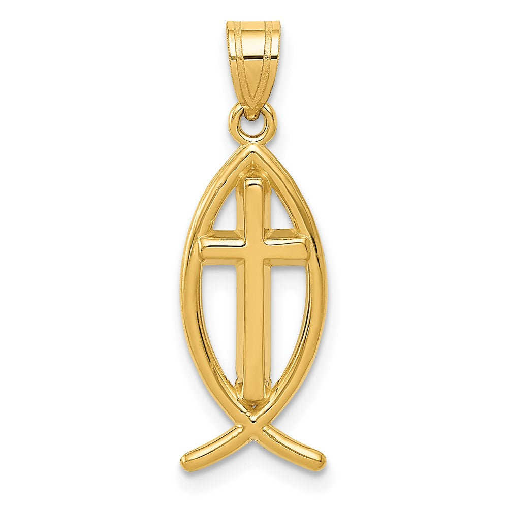 Gold Ichthus Pendants