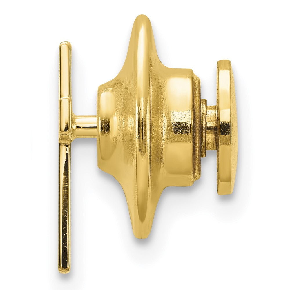 14k Polished Cross Tie Tac