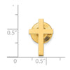 14k Polished Cross Tie Tac