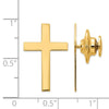 14k Polished Cross Tie Tac