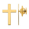14k Polished Cross Tie Tac