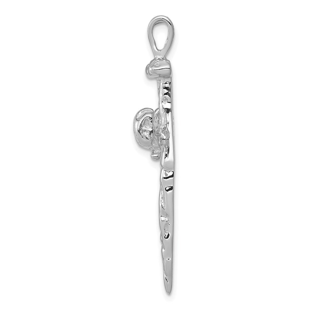 Gold Holy Matrimony Cross Pendant