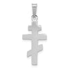 Gold Eastern Orthodox Cross Pendant
