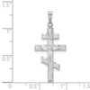 Gold Eastern Orthodox Cross Pendant