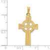 14k Celtic Cross Charm