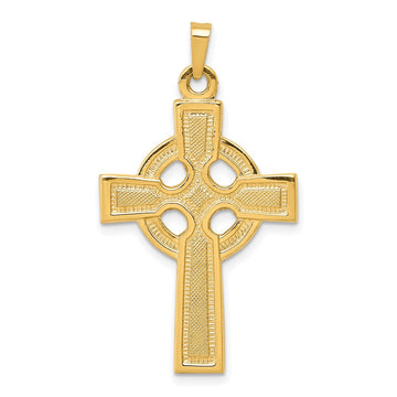 14k Celtic Cross Charm