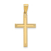 Gold Latin Cross Pendant