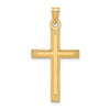 Gold Latin Cross Pendant