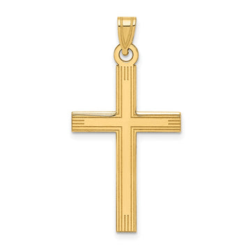 Gold Latin Cross Pendant