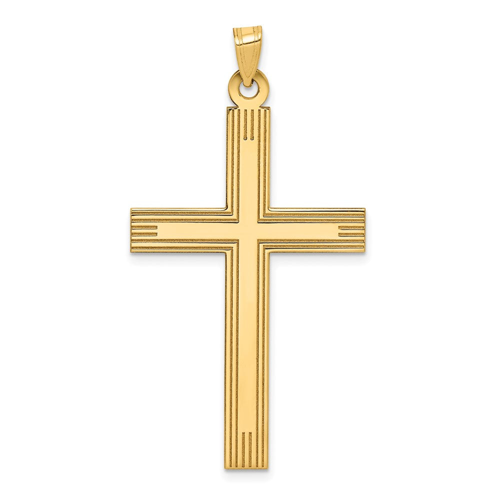 Gold Latin Cross Pendant
