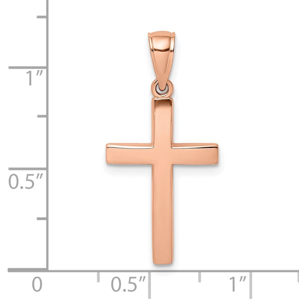 Gold Polished Latin Cross Pendant