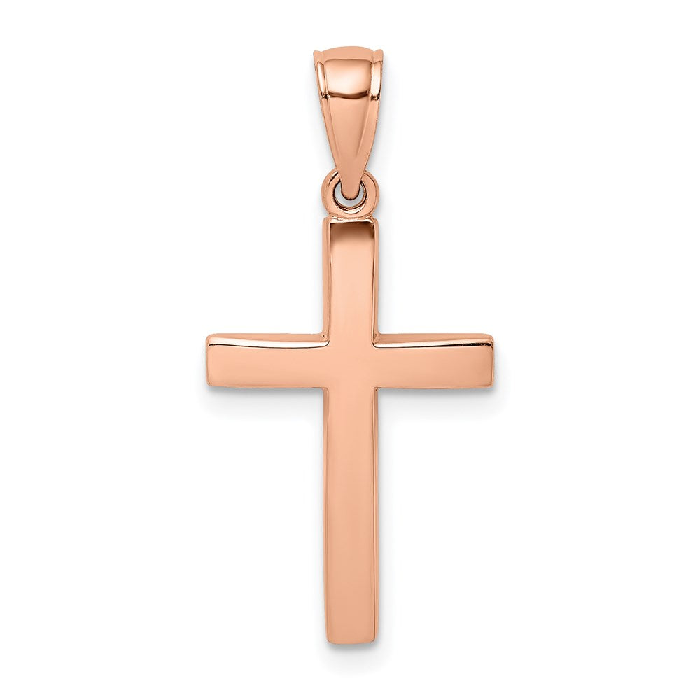 Gold Polished Latin Cross Pendant
