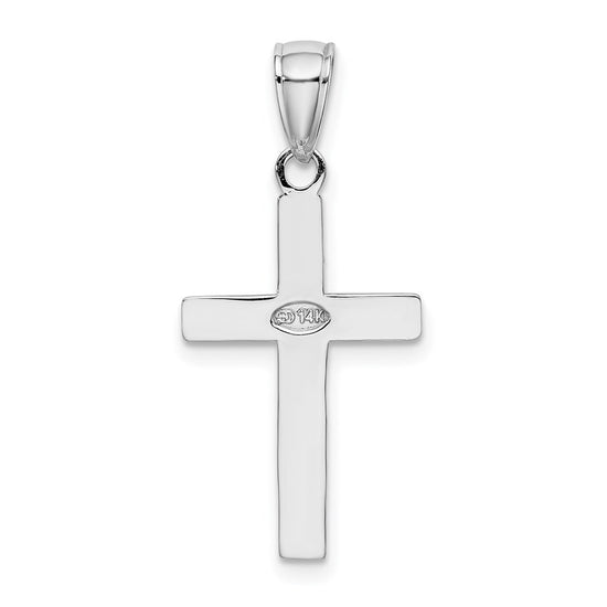 Gold Polished Latin Cross Pendant