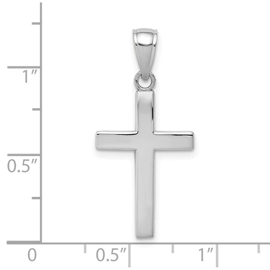 Gold Polished Latin Cross Pendant