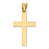 Gold Polished Latin Cross Pendant