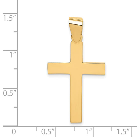 14k Polished Cross Pendant