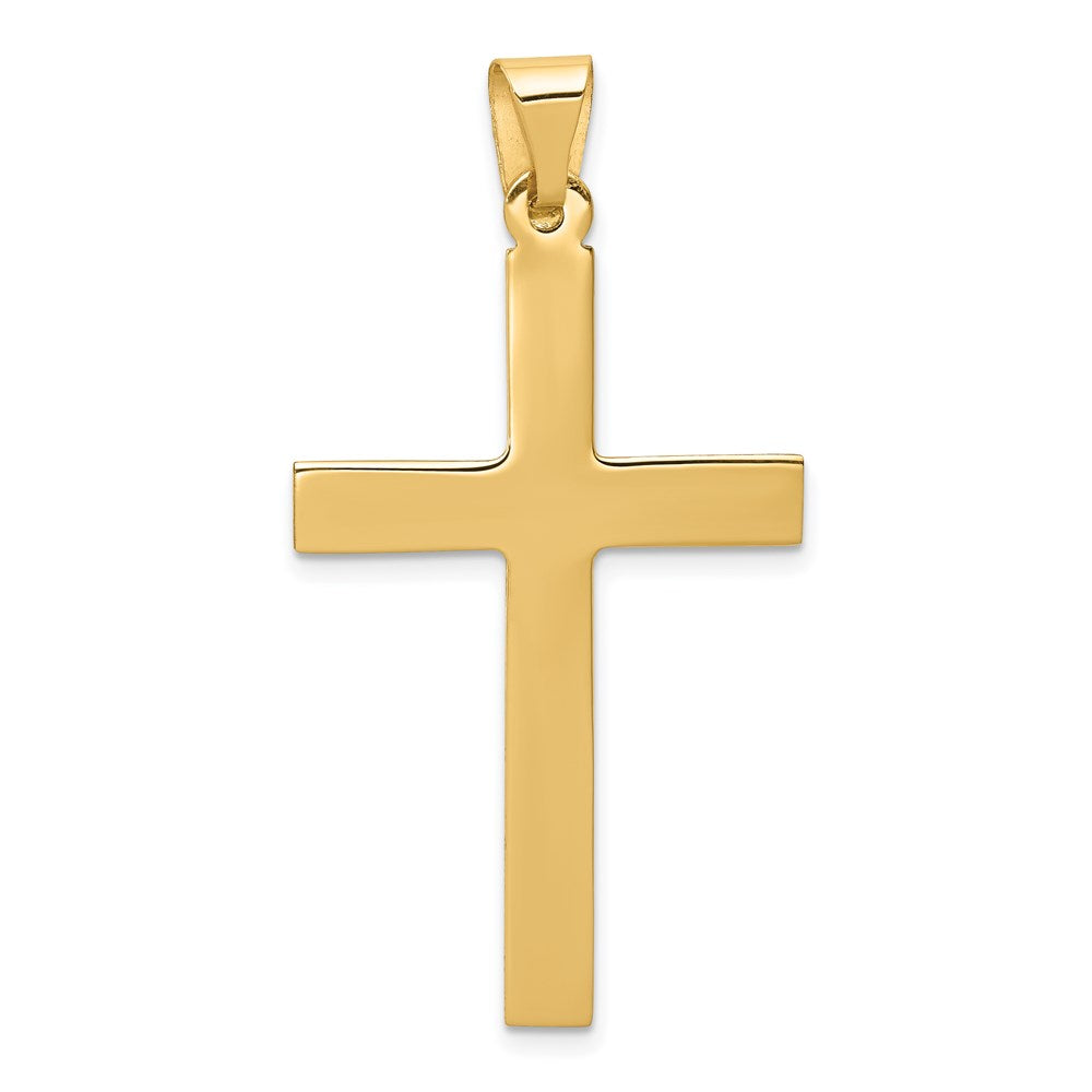 Gold Polished Latin Cross Pendant