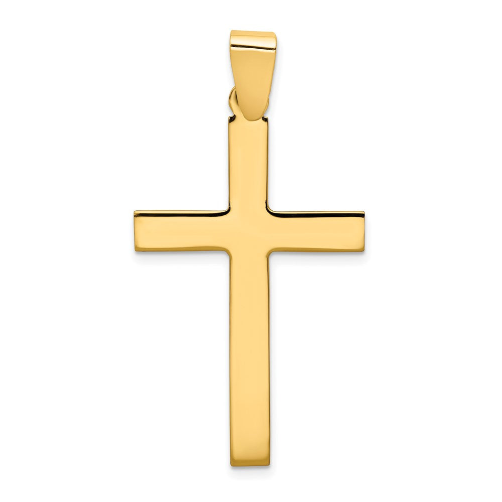 Gold Polished Latin Cross Pendant