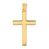 14k Polished Cross Pendant
