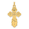 Gold Eastern Orthodox Cross Pendant