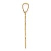 Gold Eastern Orthodox Cross Pendant