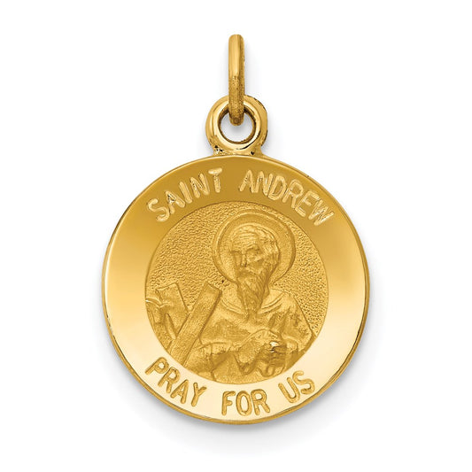 Gold St. Andrew Pendants