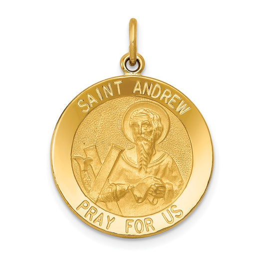 Gold St. Andrew Pendants