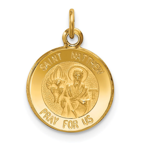 Gold St. Matthew Pendants