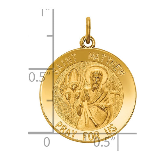 Gold St. Matthew Pendants