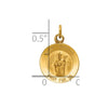 Gold St. Patrick Pendants