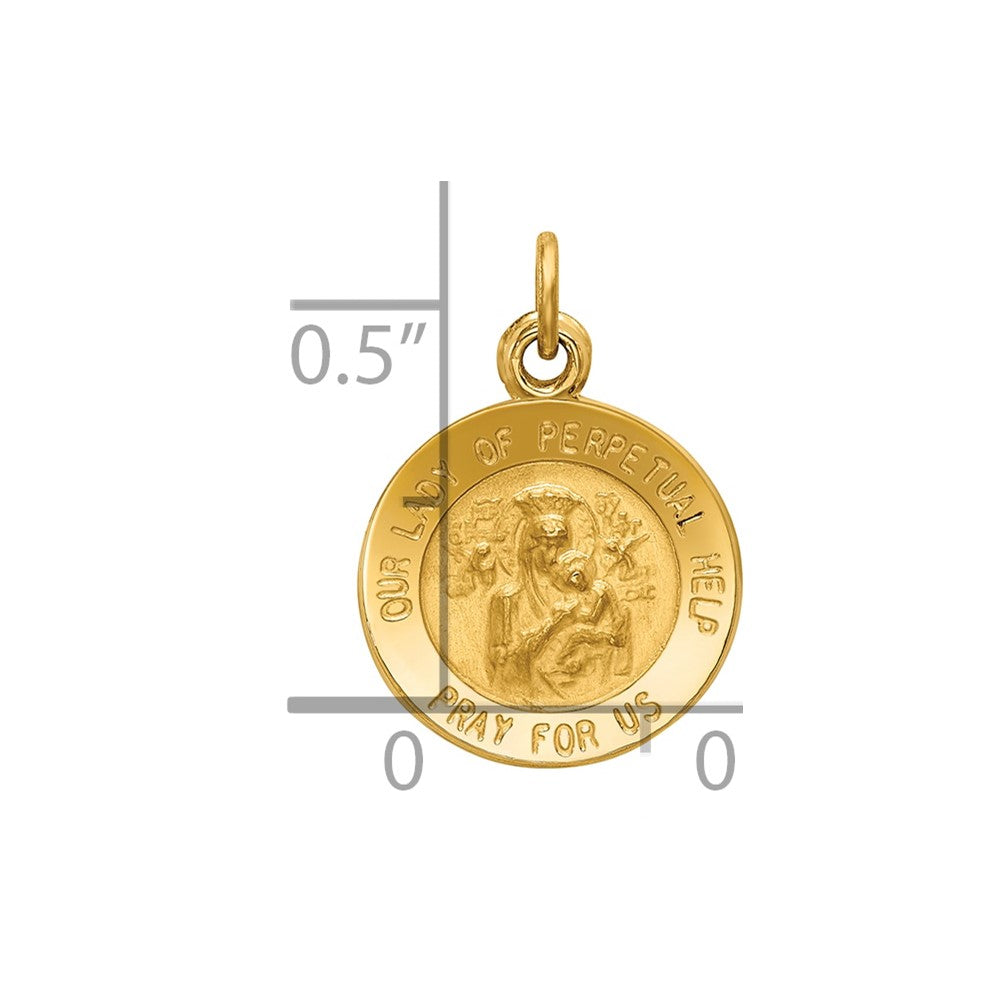 Gold Our Lady of Perpetual Help Pendants