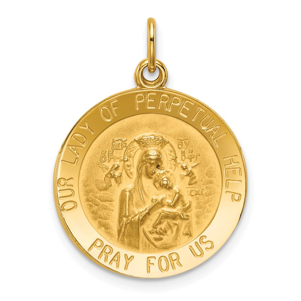 Gold Our Lady of Perpetual Help Pendants