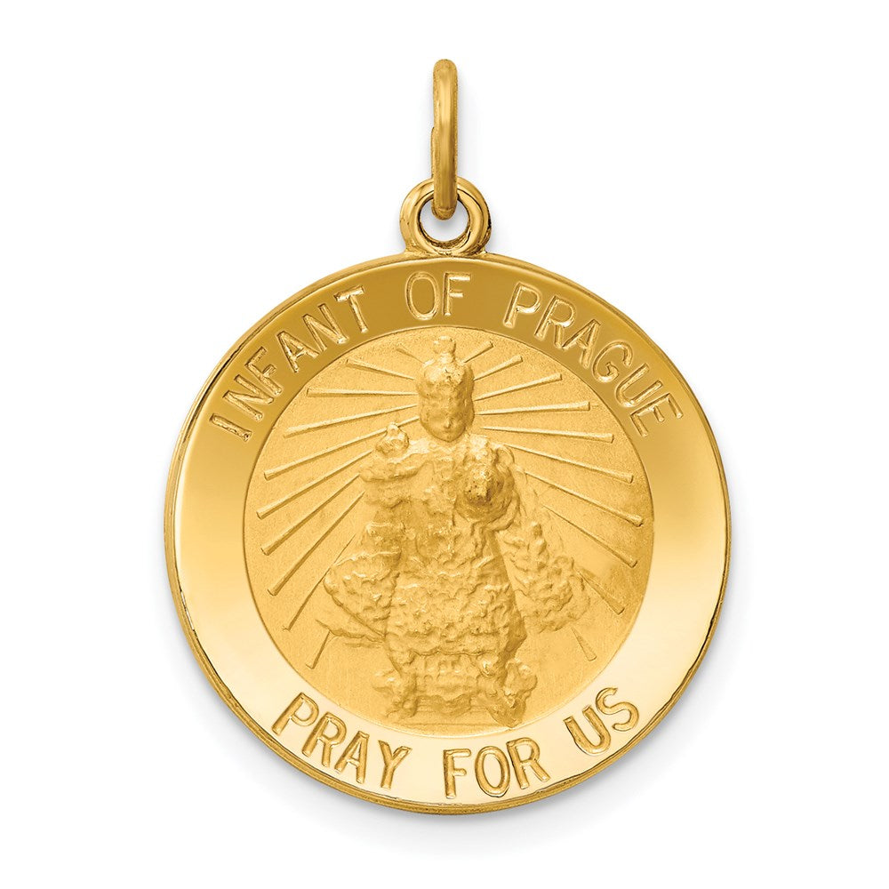 Gold Infant of Prague Pendants