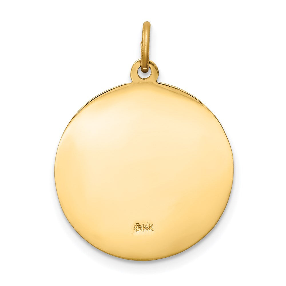 Gold St. Luke Pendants