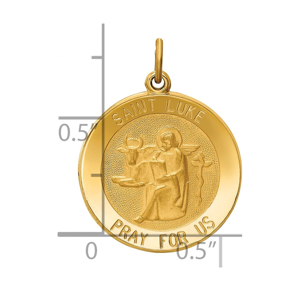 Gold St. Luke Pendants