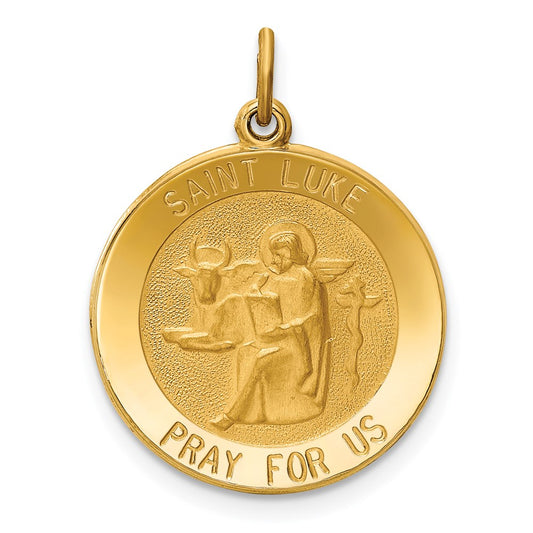 Gold St. Luke Pendants